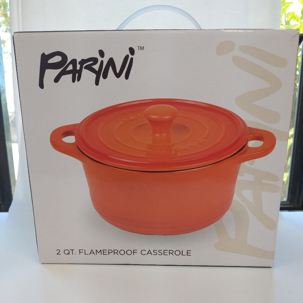PARINI 2 QT FLAMEPROOF CASSEROLE